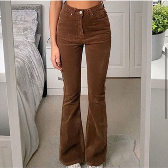 COPY - brown corduroy pants - Picture 3 of 3